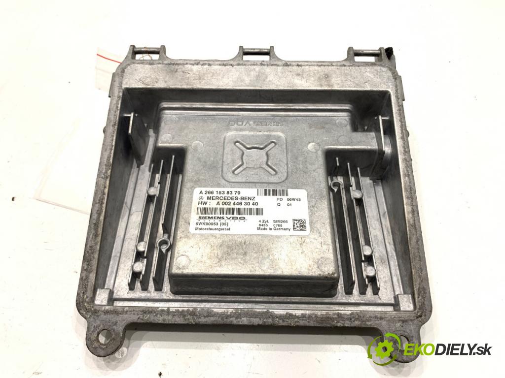 MERCEDES-BENZ W245 liftback 2006 85 kW B 170 (245.232) 1699 riadiaca jednotka Motor 2661538379 (Riadiaca jednotka)