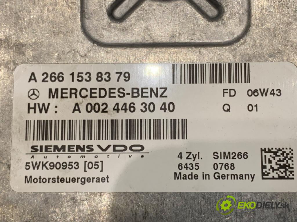MERCEDES-BENZ W245 liftback 2006 85 kW B 170 (245.232) 1699 riadiaca jednotka Motor 2661538379 (Riadiaca jednotka)