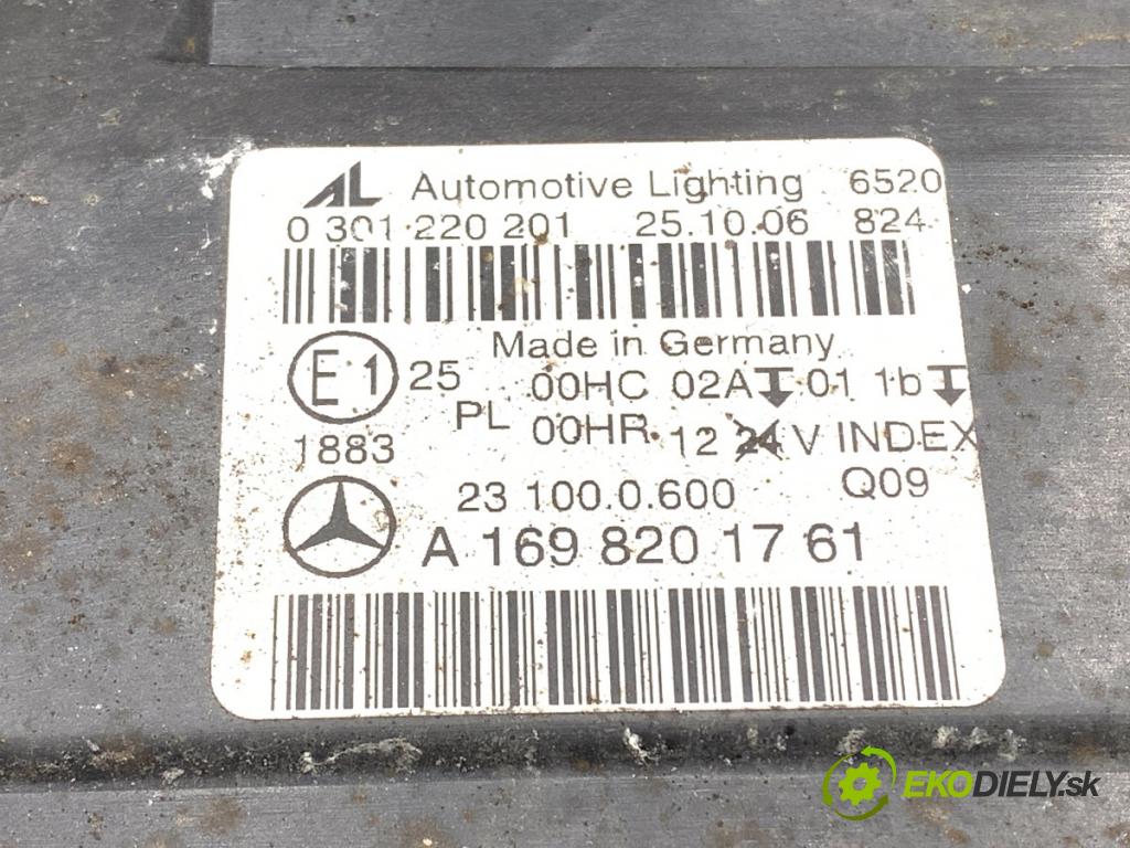 MERCEDES-BENZ W245 liftback 2006 85 kW B 170 (245.232) 1699 světlomet levý přední část A1698201761
