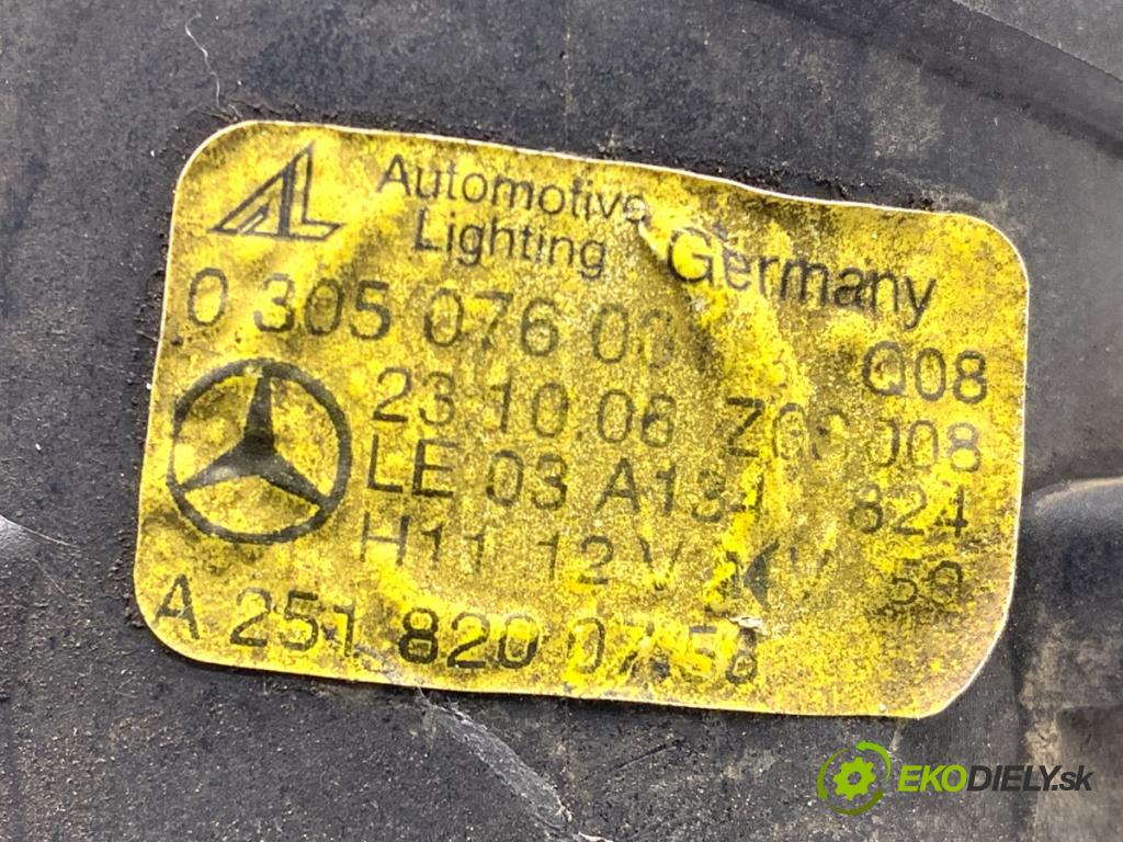 MERCEDES-BENZ W245 liftback 2006 85 kW B 170 (245.232) 1699 hmlové svetlo, hmlovka levý přední část 0305076001