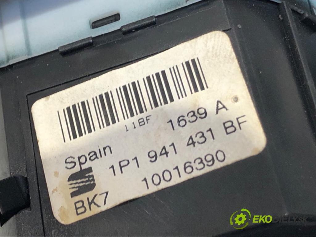 SEAT LEON II liftback 2009 66 kW 1.9 TDI 1896 Spínač svetiel 1P1941431BF