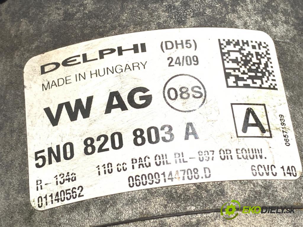 SEAT LEON II liftback 2009 66 kW 1.9 TDI 1896 Kompresor klimatizácie 5N0820803A (Kompresor klimatizácie)