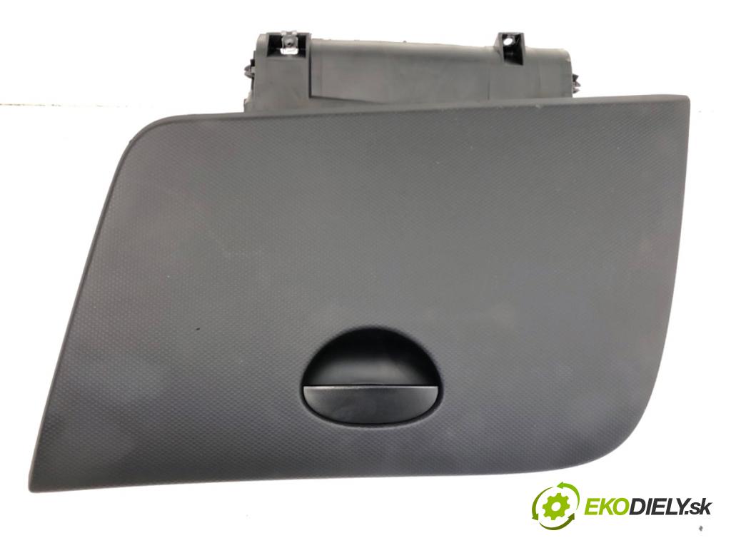SEAT LEON II liftback 2009 66 kW 1.9 TDI 1896 Priehradka, kastlík spolujazdca 1P1857103A (Priehradka (kastlík))