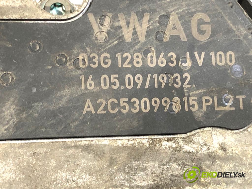 SEAT LEON II liftback 2009 66 kW 1.9 TDI 1896 Škrtiaca klapka 03G128063J (Škrtiaca klapka)