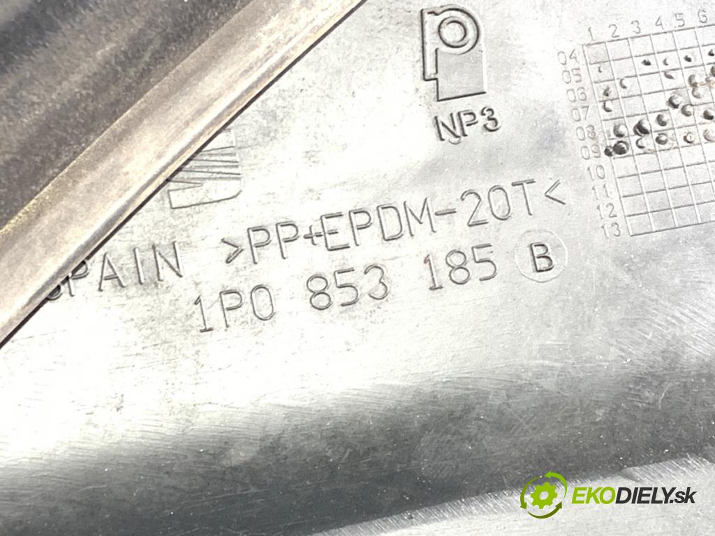 SEAT LEON II liftback 2009 66 kW 1.9 TDI 1896 Torpédo, plast pod čelné okno 1P0853185B (Torpédo (plast pod čelným sklom))