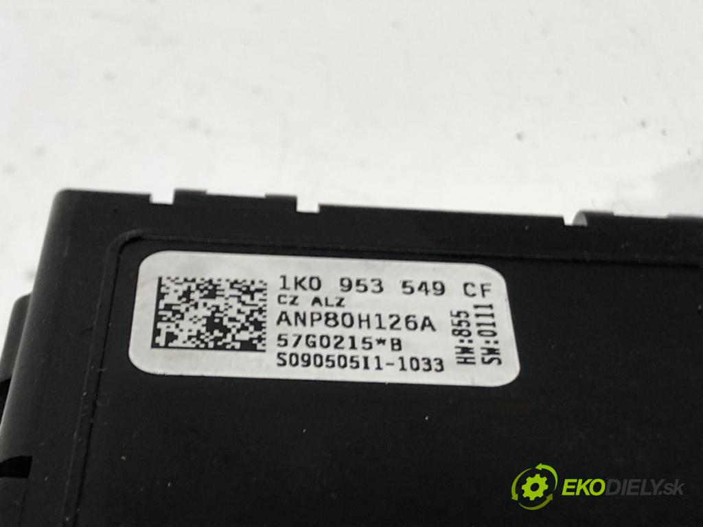 SEAT LEON II liftback 2009 66 kW 1.9 TDI 1896 Modul uhlu uhlu 1K0953549CF (Riadiaca jednotka ostatné)