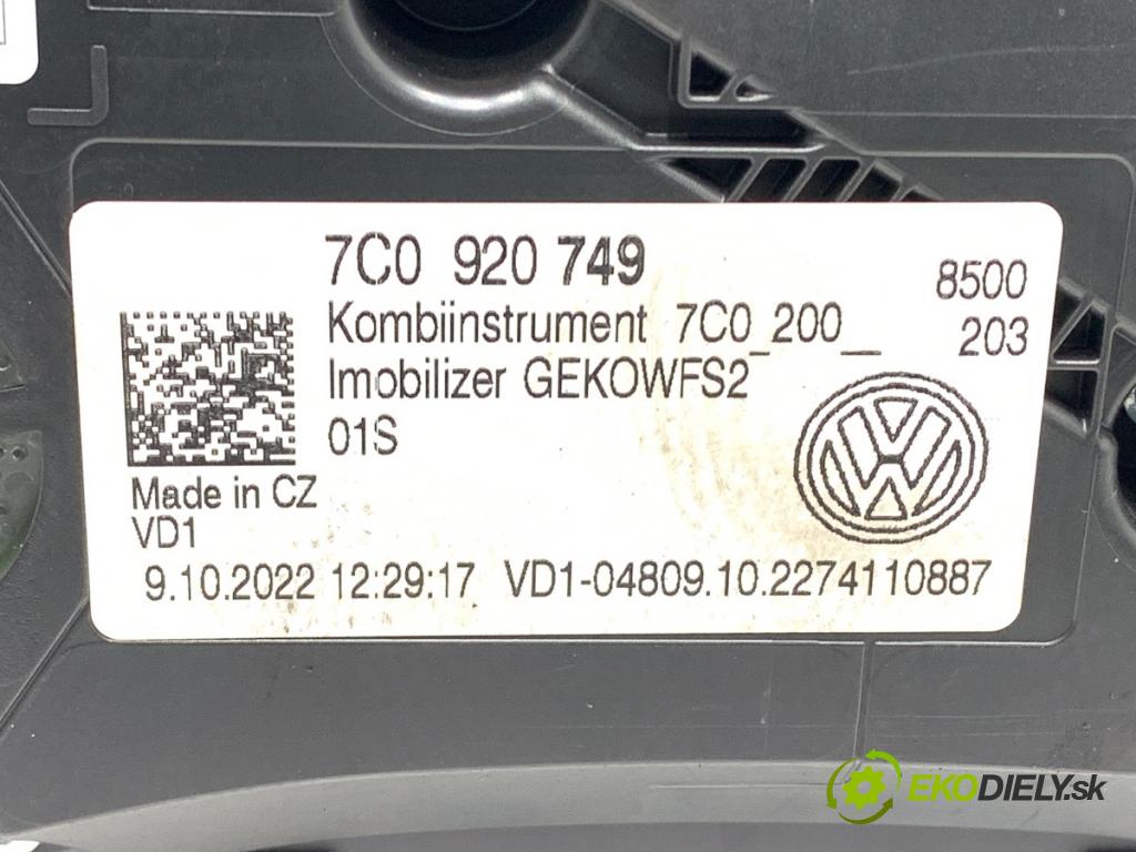 VW CRAFTER II Skrzynia 2022 130 kW 2.0 TDI 1968 Prístrojovka 7C0920749 (Prístrojová doska)