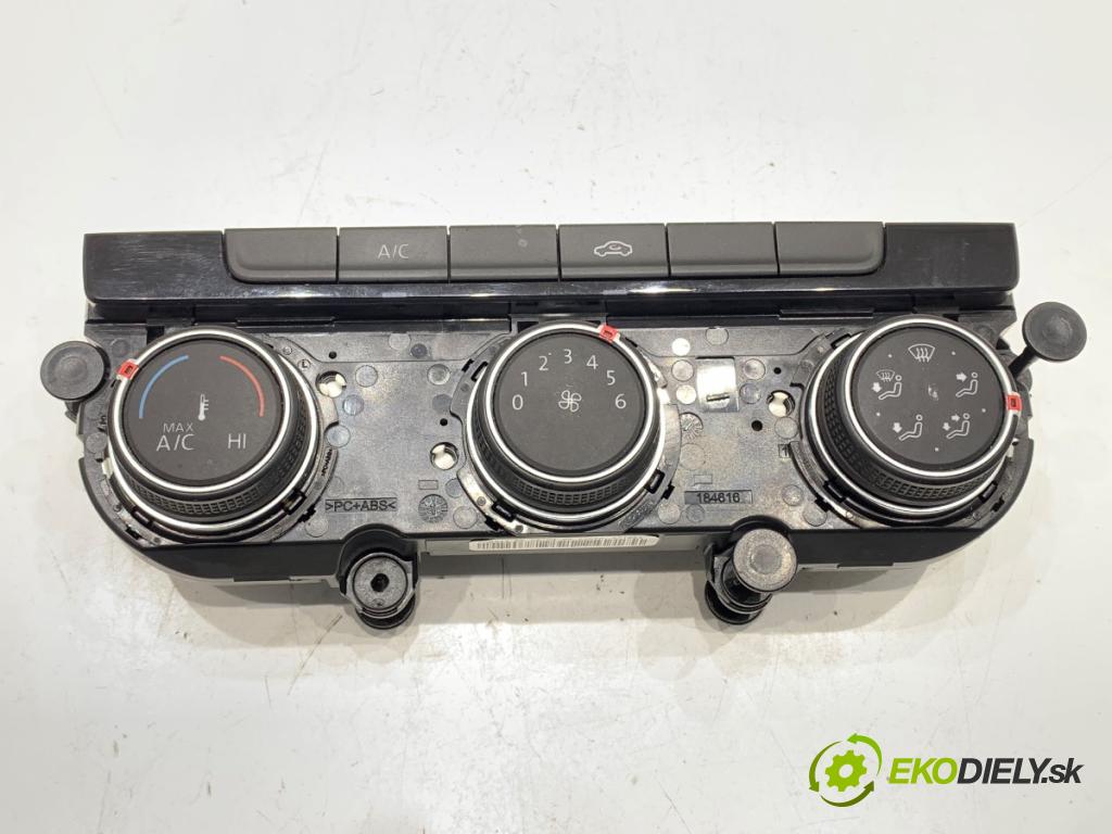 VW CRAFTER II Skrzynia 2022 130 kW 2.0 TDI 1968 Panel ovládania kúrenia 7C0907426BA (Prepínacie páčky pod volantom)