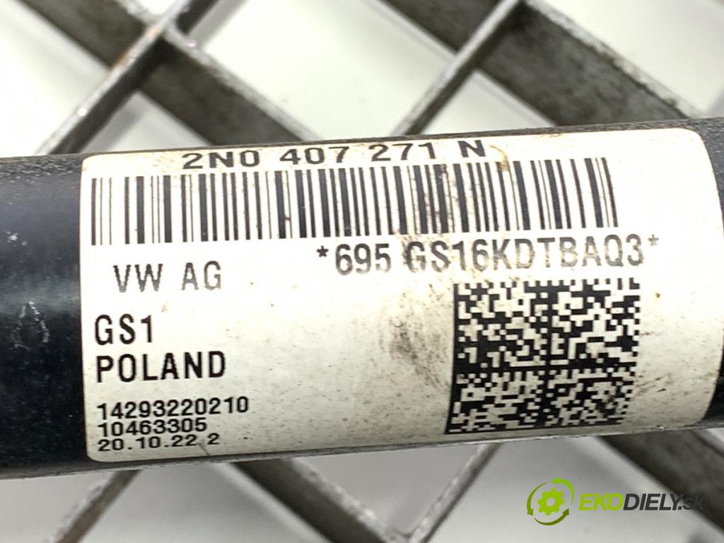 VW CRAFTER II Skrzynia 2022 130 kW 2.0 TDI 1968 Poloos ľavy predný 2N0407271N