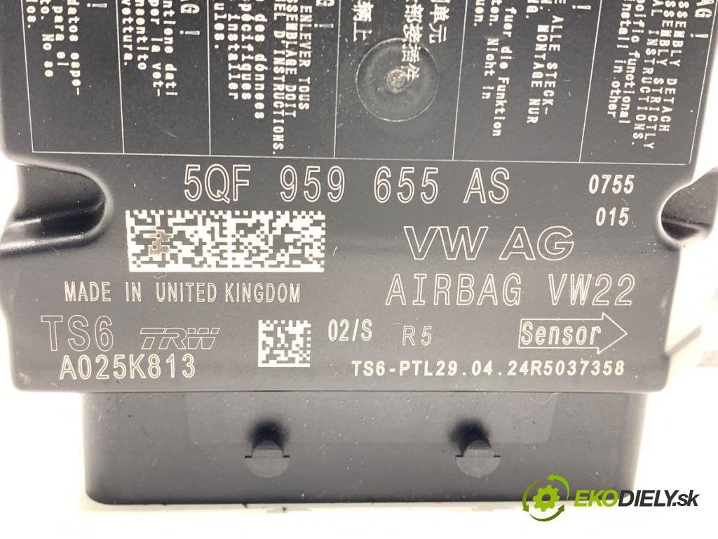 VW CRAFTER II Skrzynia 2022 130 kW 2.0 TDI 1968 senzor airbag 5QF959655AS (Snímač)
