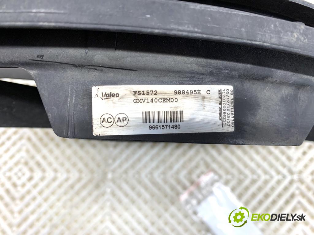 PEUGEOT 308 SW Kombi 2010 82 kW 1.6 HDi 1560 Ventilátor chladiča 9661571480 (Ventilátor)