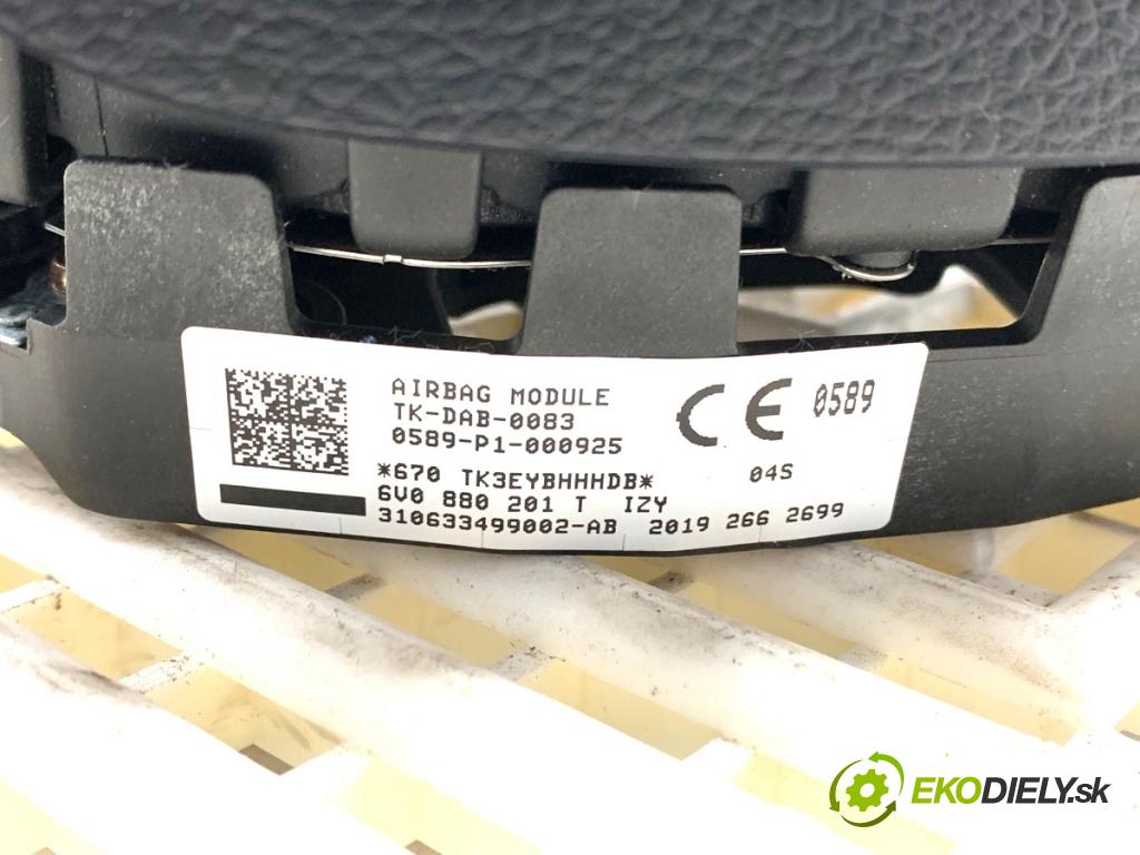 SKODA OCTAVIA III liftback 2019 85 kW 1.6 TDI 1598 Palubná doska silentbloku ZÁBORY: pasy 6V0880201T