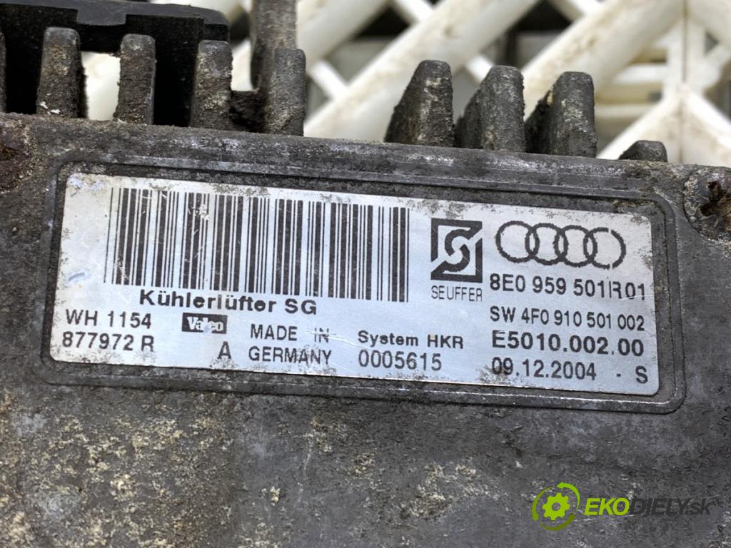 AUDI A4 B7 Kombi 2005 103 kW 2.0 TDI 16V 1968 Ventilátor chladiča MODUL: 8E0959501R