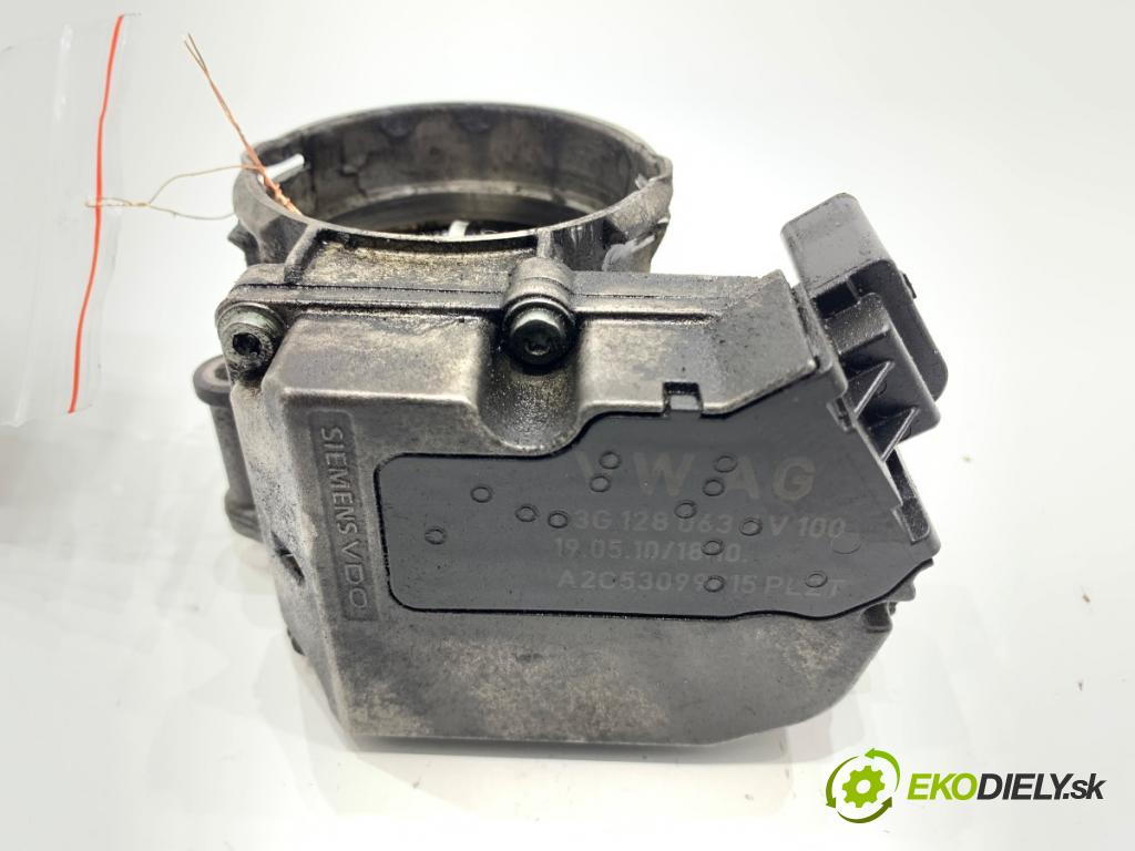 AUDI A4 B7 Kombi 2005 103 kW 2.0 TDI 16V 1968 Škrtiaca klapka 03G1289636J (Škrtiaca klapka)