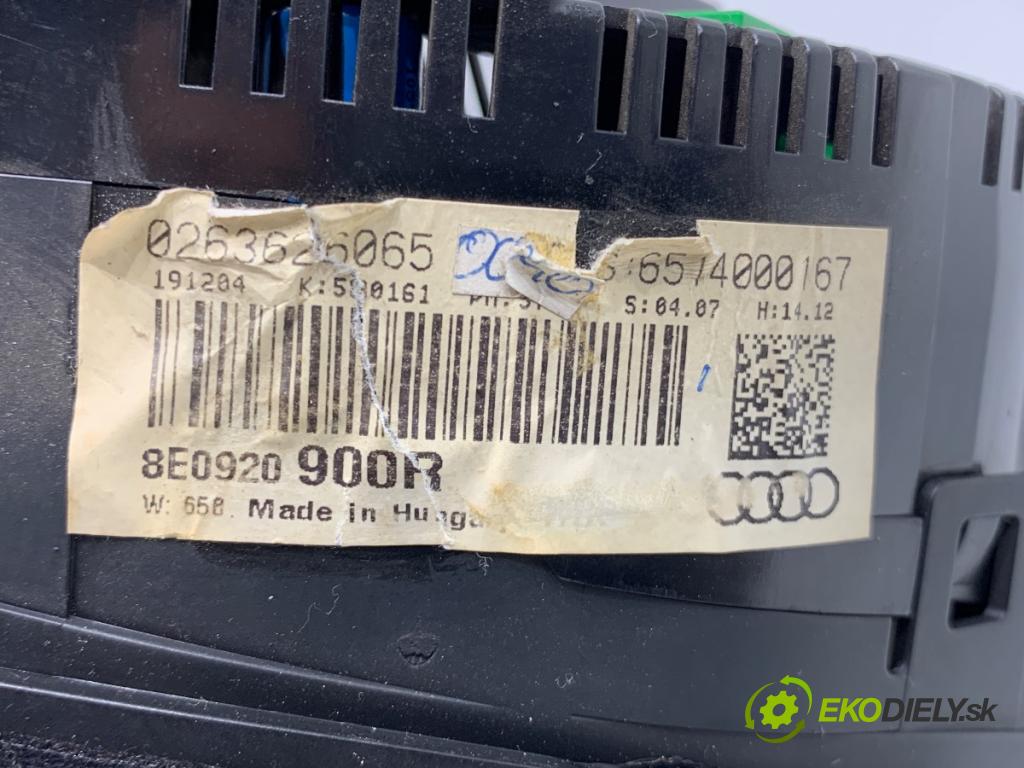 AUDI A4 B7 Kombi 2005 103 kW 2.0 TDI 16V 1968 Prístrojovka 8E0920900R (Prístrojová doska)