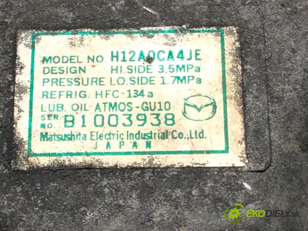 MAZDA 6 GH Kombi 2010 103 kW 2.0 MZR-CD (GH14) 1998 Kompresor klimatizácie H12ACA4JE (Kompresor klimatizácie)