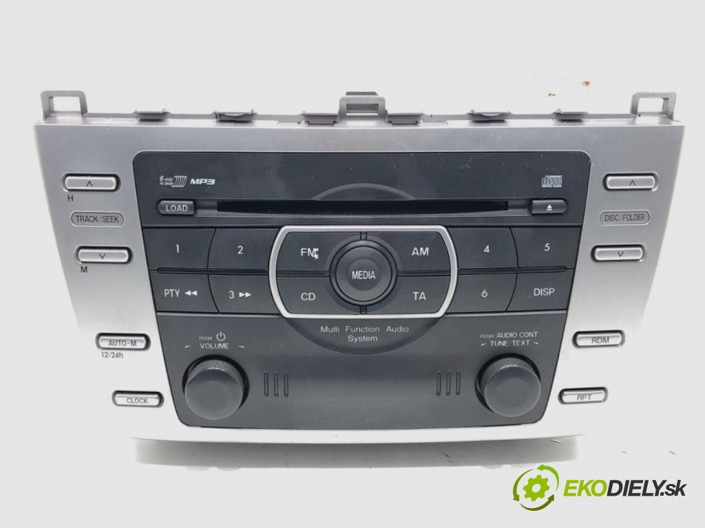 MAZDA 6 GH Kombi 2010 103 kW 2.0 MZR-CD (GH14) 1998 RADIO GS1E669RXA (Audio zariadenie)
