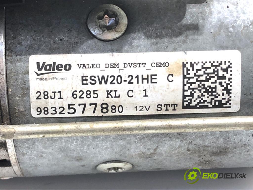 TOYOTA PROACE Nadwozie pełne/minivan 2021 96 kW 1.5 D-4D 130 (BPZMA) 1499 Štartér 9832577880 (Štartér)