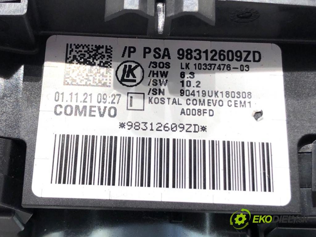 TOYOTA PROACE Nadwozie pełne/minivan 2021 96 kW 1.5 D-4D 130 (BPZMA) 1499 Prepínač kombinovaný 98312609ZD (Prepínacie páčky pod volantom)