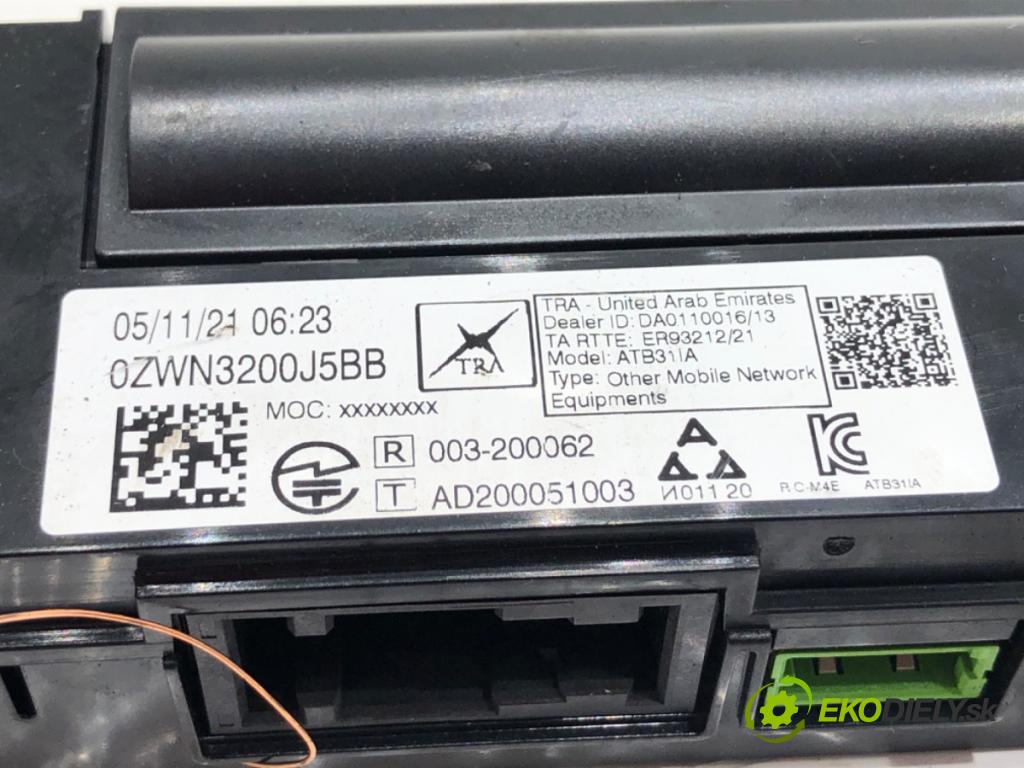 TOYOTA PROACE Nadwozie pełne/minivan 2021 96 kW 1.5 D-4D 130 (BPZMA) 1499 Modul BLUETOOTH 9841408080 (Riadiaca jednotka ostatné)