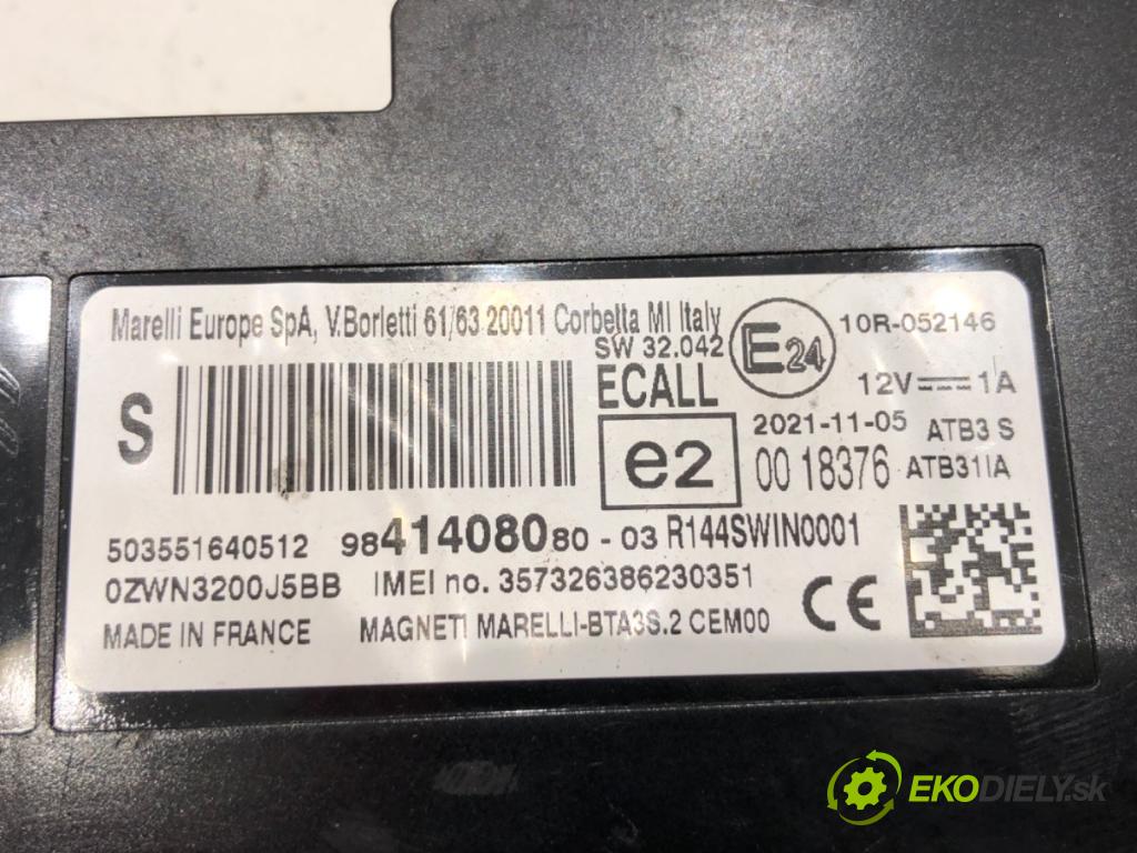 TOYOTA PROACE Nadwozie pełne/minivan 2021 96 kW 1.5 D-4D 130 (BPZMA) 1499 Modul BLUETOOTH 9841408080 (Riadiaca jednotka ostatné)