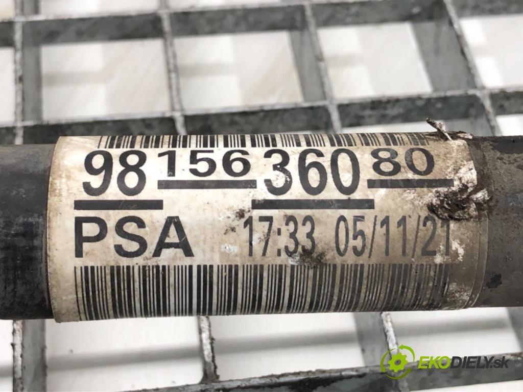 TOYOTA PROACE Nadwozie pełne/minivan 2021 96 kW 1.5 D-4D 130 (BPZMA) 1499 Poloos pravy predný 9815636080