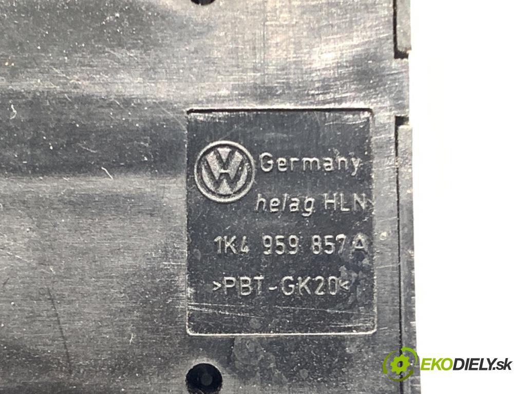 VW TOURAN nadwozie wielkoprzestrzenne (MPV) 2006 125 kW 2.0 TDI 1968 Prepínač okien 1K4959857A (Prepínacie páčky pod volantom)