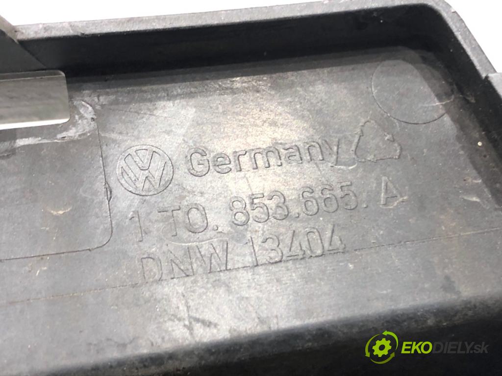 VW TOURAN nadwozie wielkoprzestrzenne (MPV) 2006 125 kW 2.0 TDI 1968 Mriežky nárazníka ľavy predný 1T0853665A