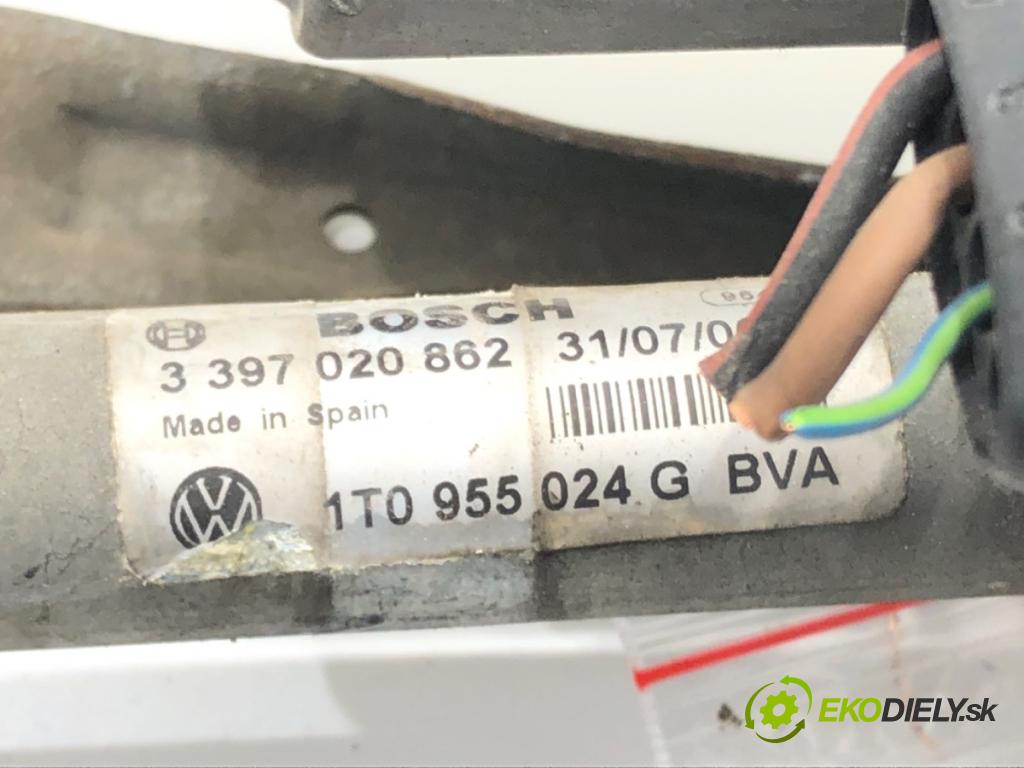 VW TOURAN nadwozie wielkoprzestrzenne (MPV) 2006 125 kW 2.0 TDI 1968 mechanismus stěračů pravý přední část 1T0955024G