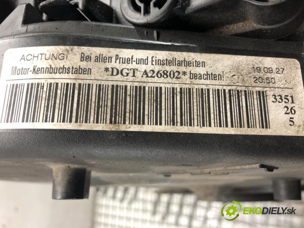 SKODA OCTAVIA III liftback 2019 85 kW 1.6 TDI 1598 motor DGT DGTE (Motor)