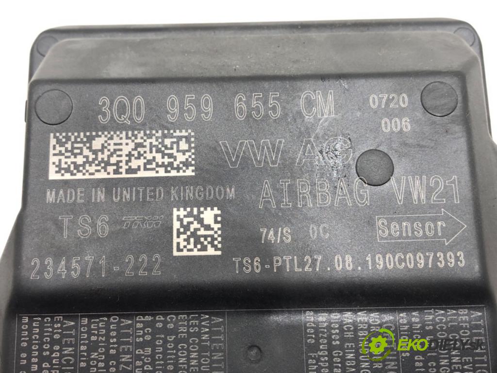 SKODA OCTAVIA III liftback 2019 85 kW 1.6 TDI 1598 senzor airbag 3Q0959655CM (Snímač)