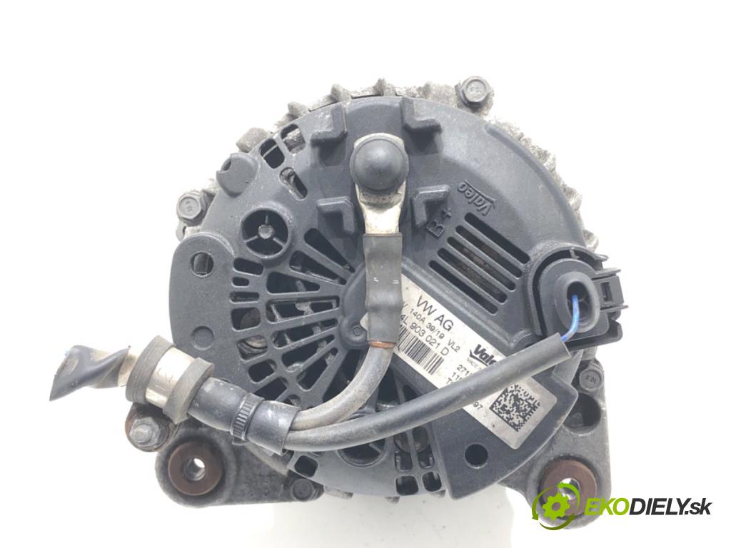 SKODA OCTAVIA III liftback 2019 85 kW 1.6 TDI 1598 Alternátor 04L903021D (Alternátor)