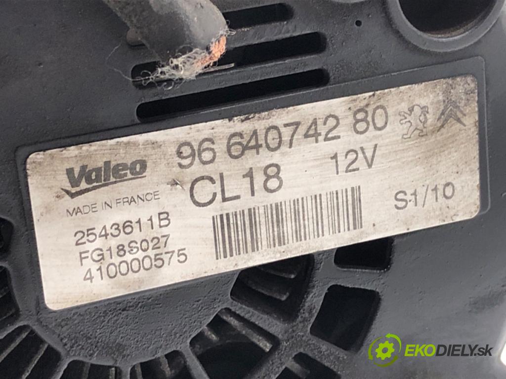 CITROEN C5 III sedan 2010 120 kW 2.0 HDi 165 1997 Alternátor 9664074280 (Alternátor)