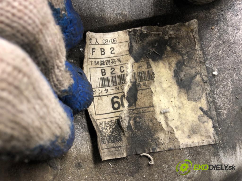 MAZDA 6 GH Kombi 2008 103 kW 2.0 MZR-CD (GH14) 1998 Prevodovka B2C2-B (Prevodovka)