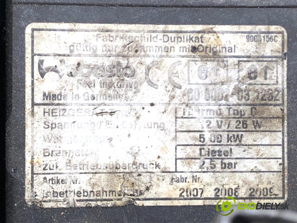 MAZDA 6 GH Kombi 2008 103 kW 2.0 MZR-CD (GH14) 1998 Webasto THERMO TOP C (Webasto (nezávislé kúrenie))