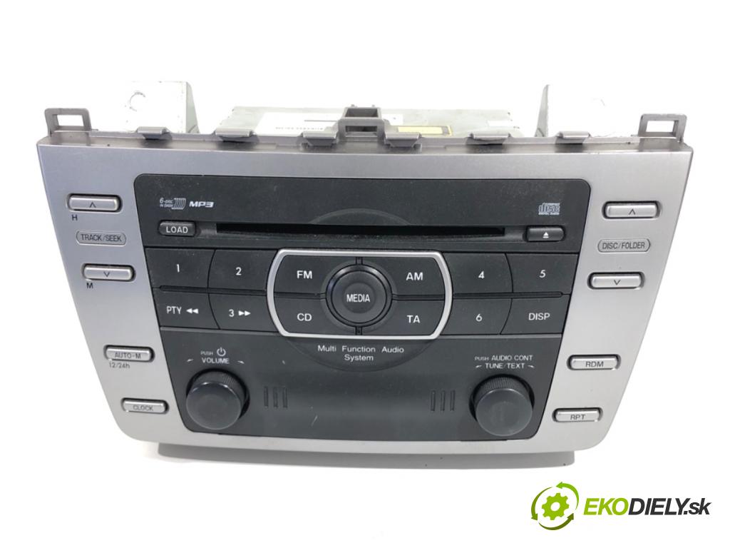 MAZDA 6 GH Kombi 2008 103 kW 2.0 MZR-CD (GH14) 1998 RADIO GS1E669RXA (Audio zariadenie)