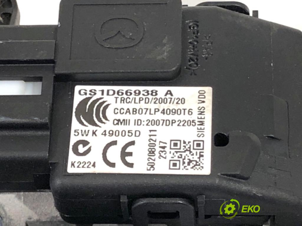 MAZDA 6 GH Kombi 2008 103 kW 2.0 MZR-CD (GH14) 1998 spinačka GS1D66938A (Spínacia skrinka)