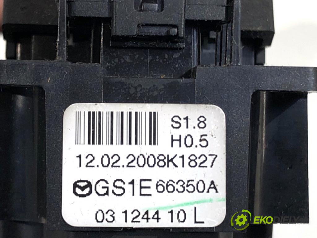 MAZDA 6 GH Kombi 2008 103 kW 2.0 MZR-CD (GH14) 1998 Prepínač okien GS1E66350A (Prepínacie páčky pod volantom)