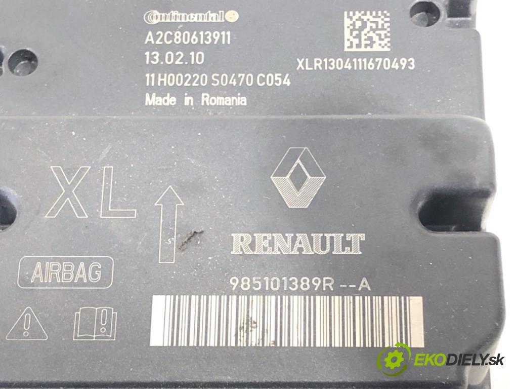RENAULT CLIO IV liftback 2013 66 kW 1.5 dCi 90 1461 senzor airbag 985101389R (Snímač)