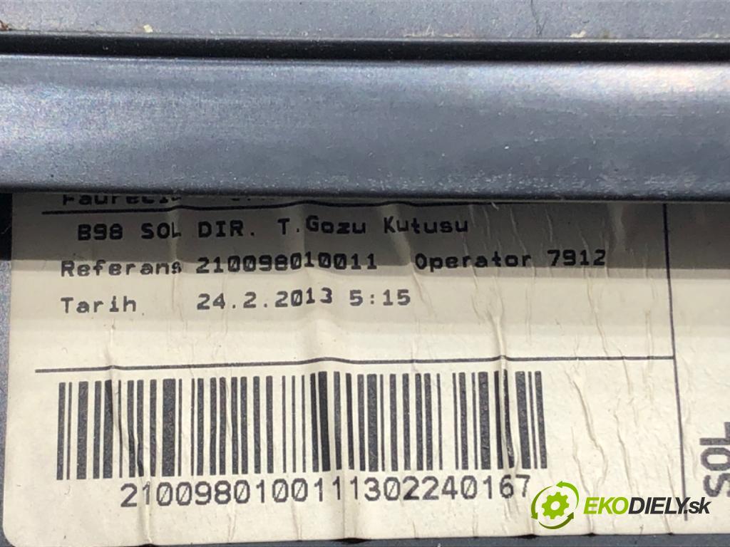 RENAULT CLIO IV liftback 2013 66 kW 1.5 dCi 90 1461 Priehradka, kastlík spolujazdca  (Priehradka (kastlík))