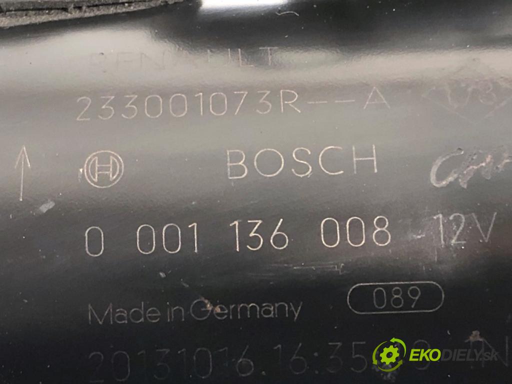 RENAULT CLIO IV liftback 2013 66 kW 1.5 dCi 90 1461 Štartér 233001073R (Štartér)