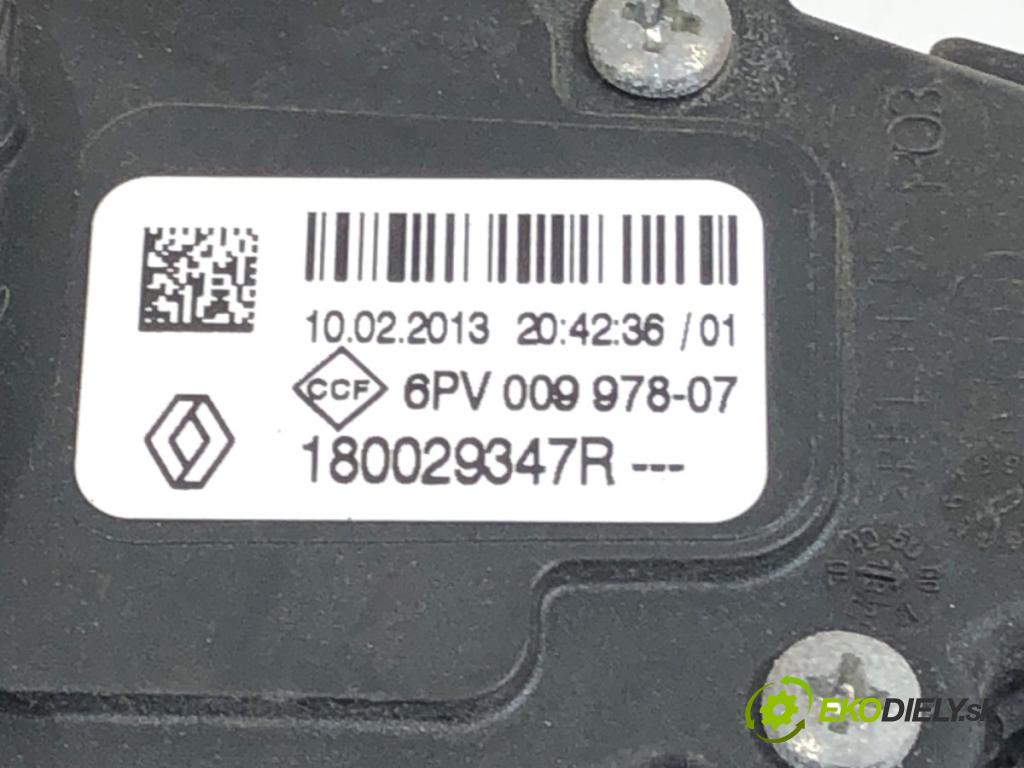 RENAULT CLIO IV liftback 2013 66 kW 1.5 dCi 90 1461 Potenciometer plynu 180029347R (Potenciometer plynového pedálu)