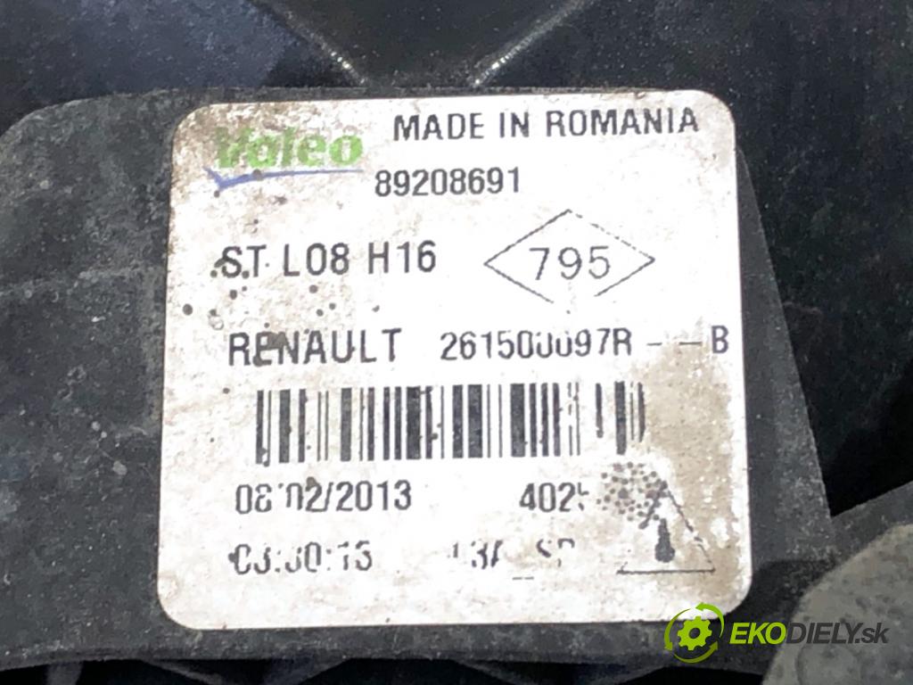 RENAULT CLIO IV liftback 2013 66 kW 1.5 dCi 90 1461 hmlové svetlo, hmlovka pravý přední část 261500097R