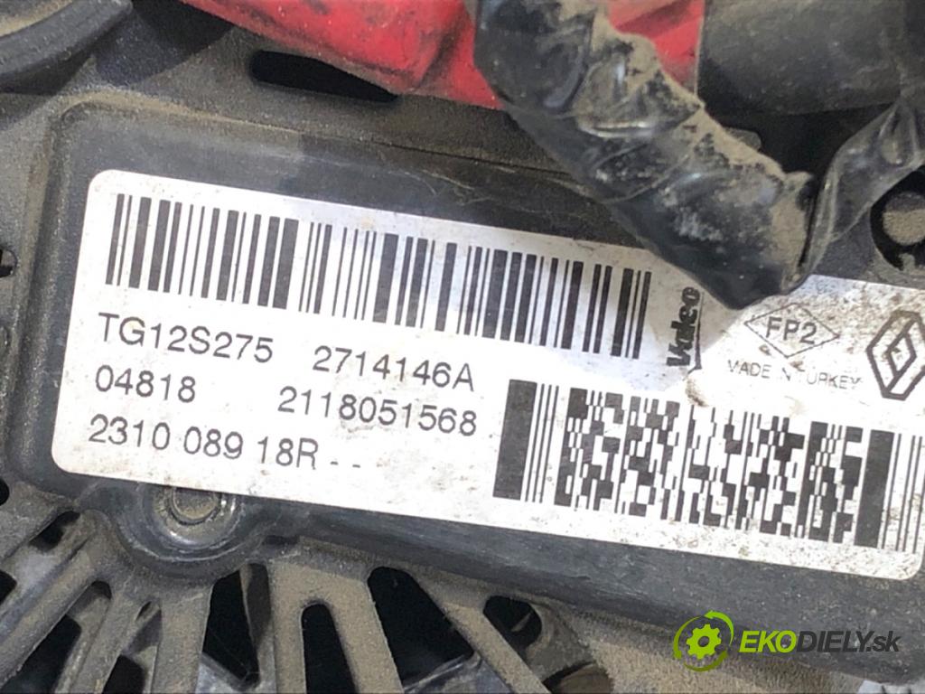 RENAULT CLIO IV liftback 2013 66 kW 1.5 dCi 90 1461 Alternátor 231008918R (Alternátor)