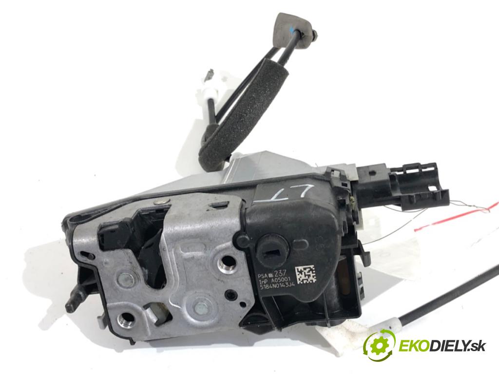 PEUGEOT 3008 nadwozie wielkoprzestrzenne (MPV) 2014 84 kW 1.6 HDi 1560 zámok dveře levý zadní část 006237
