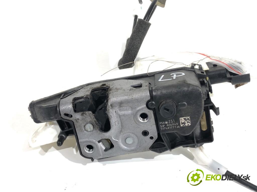 PEUGEOT 3008 nadwozie wielkoprzestrzenne (MPV) 2014 84 kW 1.6 HDi 1560 zámok dveře levý přední část 006231
