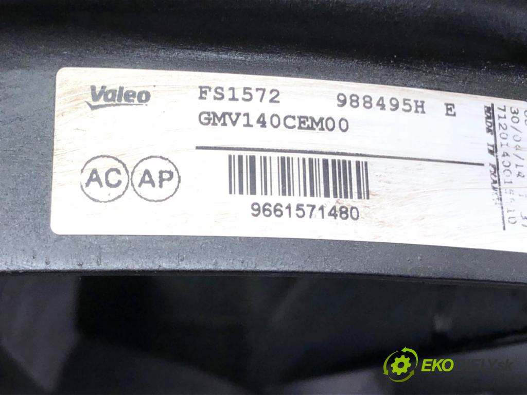 PEUGEOT 3008 nadwozie wielkoprzestrzenne (MPV) 2014 84 kW 1.6 HDi 1560 ventilátor chladiče 9661571480 (Ventilátory)