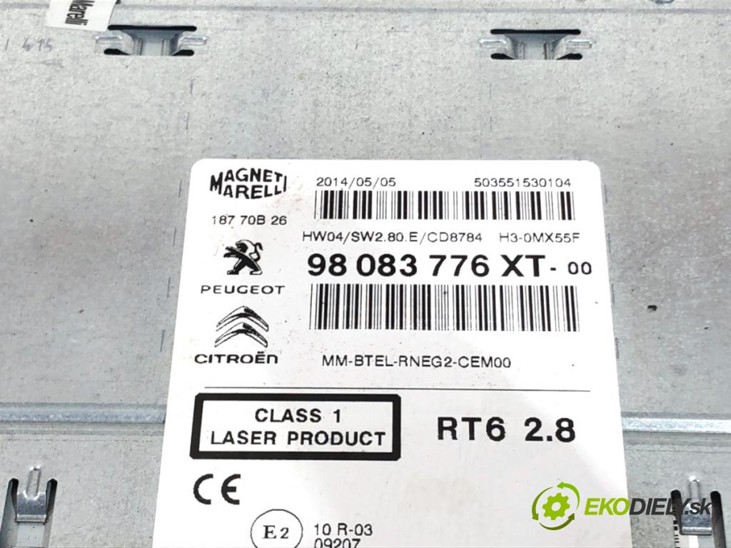 PEUGEOT 3008 nadwozie wielkoprzestrzenne (MPV) 2014 84 kW 1.6 HDi 1560 RADIO 98083776XT (Audio zariadenie)