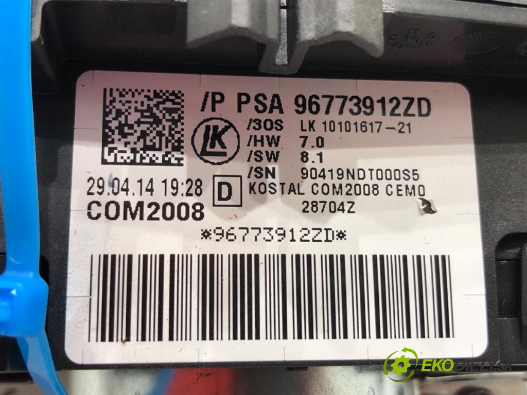 PEUGEOT 3008 nadwozie wielkoprzestrzenne (MPV) 2014 84 kW 1.6 HDi 1560 Prepínač kombinovaný 96773912ZD (Prepínacie páčky pod volantom)