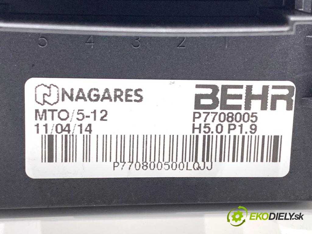 PEUGEOT 3008 nadwozie wielkoprzestrzenne (MPV) 2014 84 kW 1.6 HDi 1560 odpor rezistor topení vzduchu P770800500L (Odpory topení)